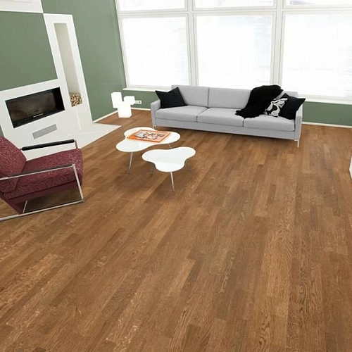 ДУБ EBONY STONEWASHED ПАРКЕТНАЯ ДОСКА KARELIA SPICE